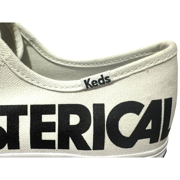 Keds X Rachel Antonoff HYSTERICAL FEMALE Ltd Edition Platform Sneakers Size 10 - Picture 2 of 9